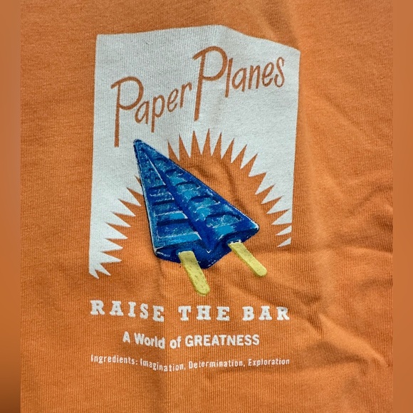 Paper Planes Blue Raspberry Plane Pop tee NWT - Picture 8 of 8